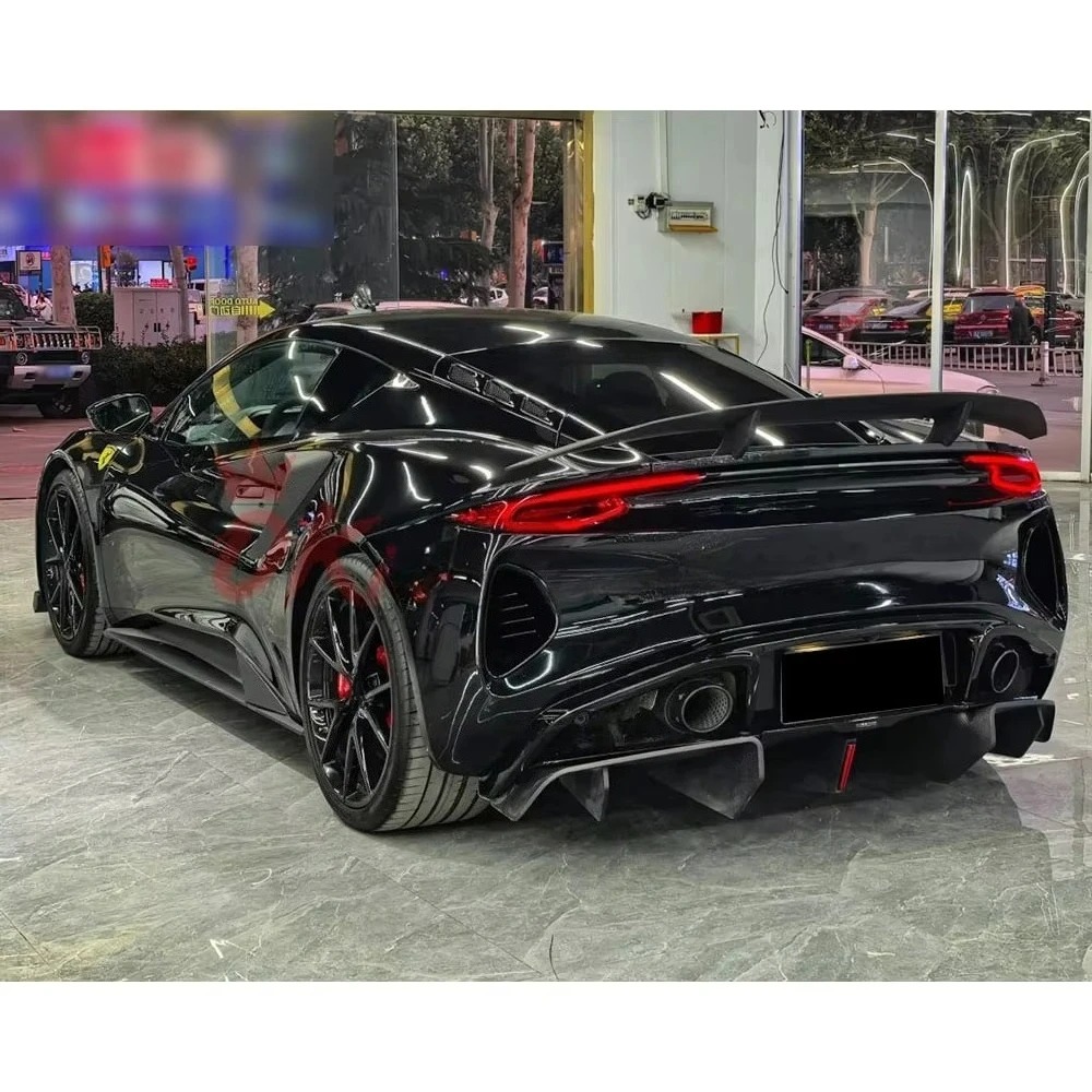 Emira VorST Style Dry Carbon Fiber Rear Spoiler GT Wing for Lotus Emira